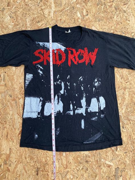 skid row tour shirt|skid row t shirt vintage.